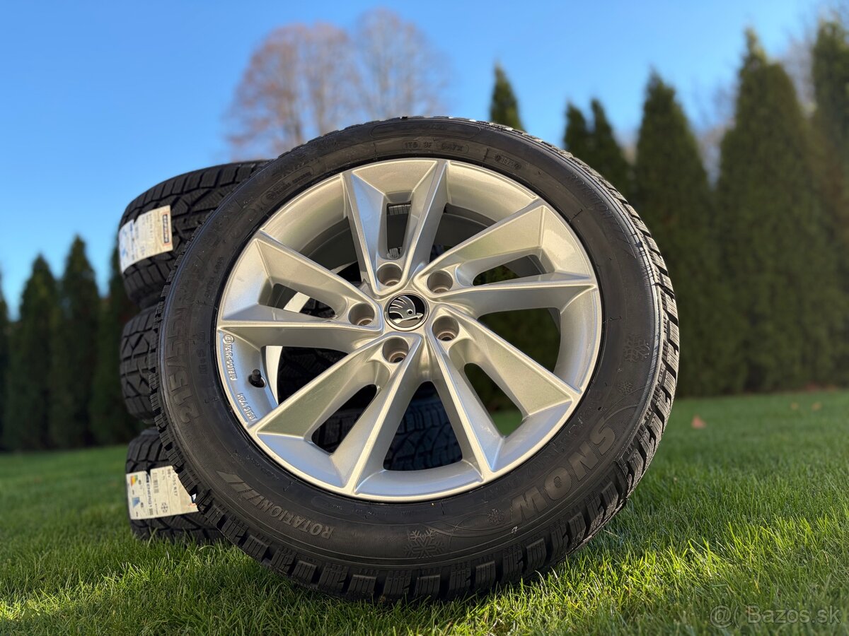 č13 Zimná sada na SKODA SUPERB 215/55 R17 - 2