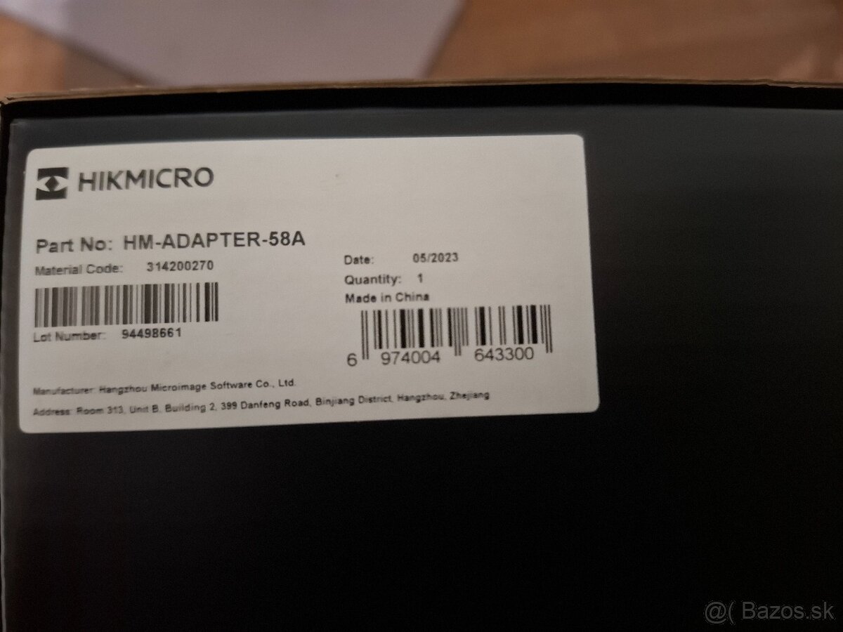 Hikmicro Adaptér HM-58A a 56A pre Thunder 2.0 a 3.0 - 2