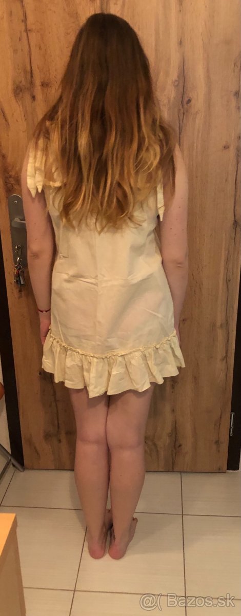 Letné šaty na ramienka M- veľkosť - 2