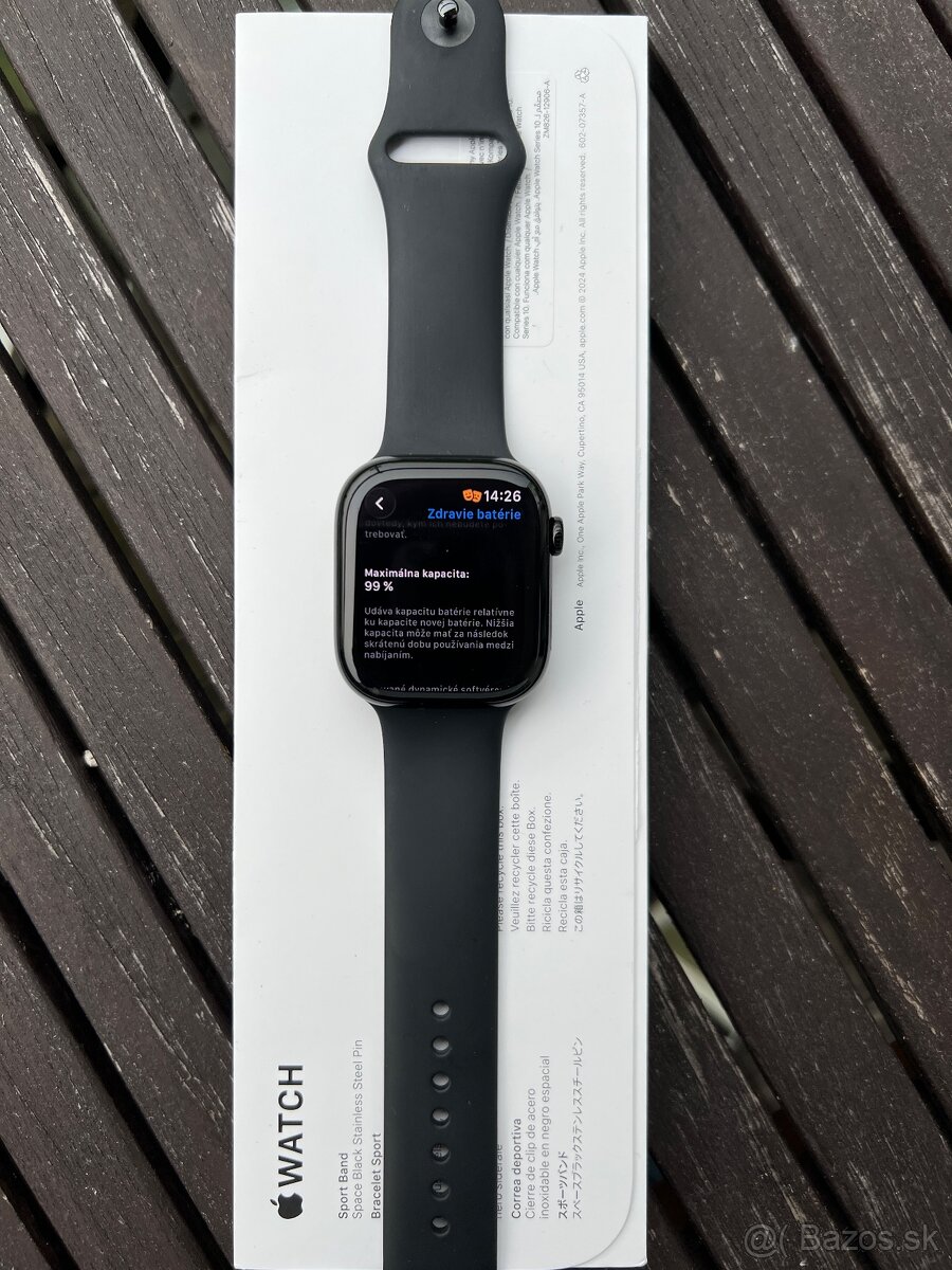 Apple Watch 10 GPS 46mm Jet Black - 2