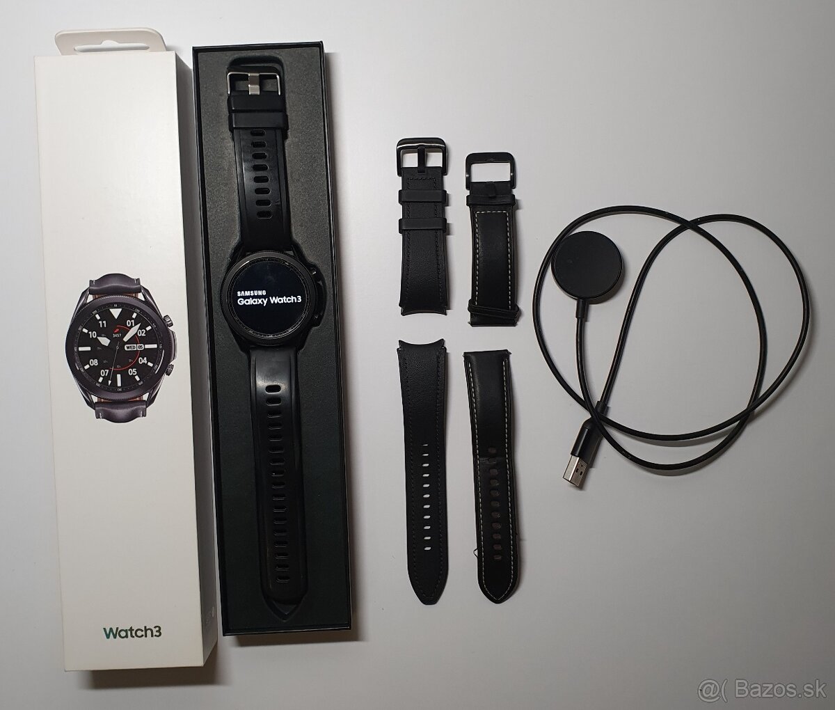 Samsung Galaxy Watch 3 45mm + náhradné remienky - 2