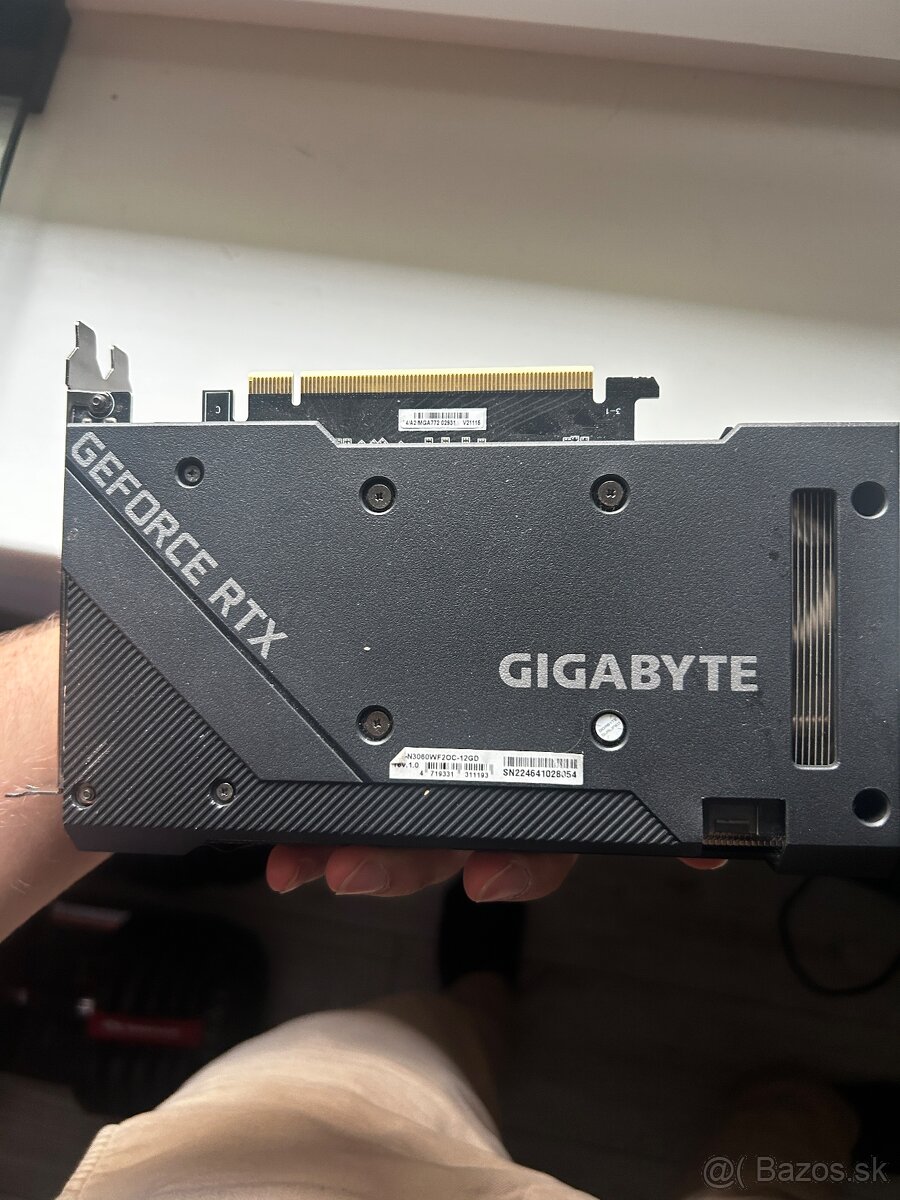 Predám NVIDIA GeForce RTX 3060 12 GB – GIGABYTE WINDFORCE - 2