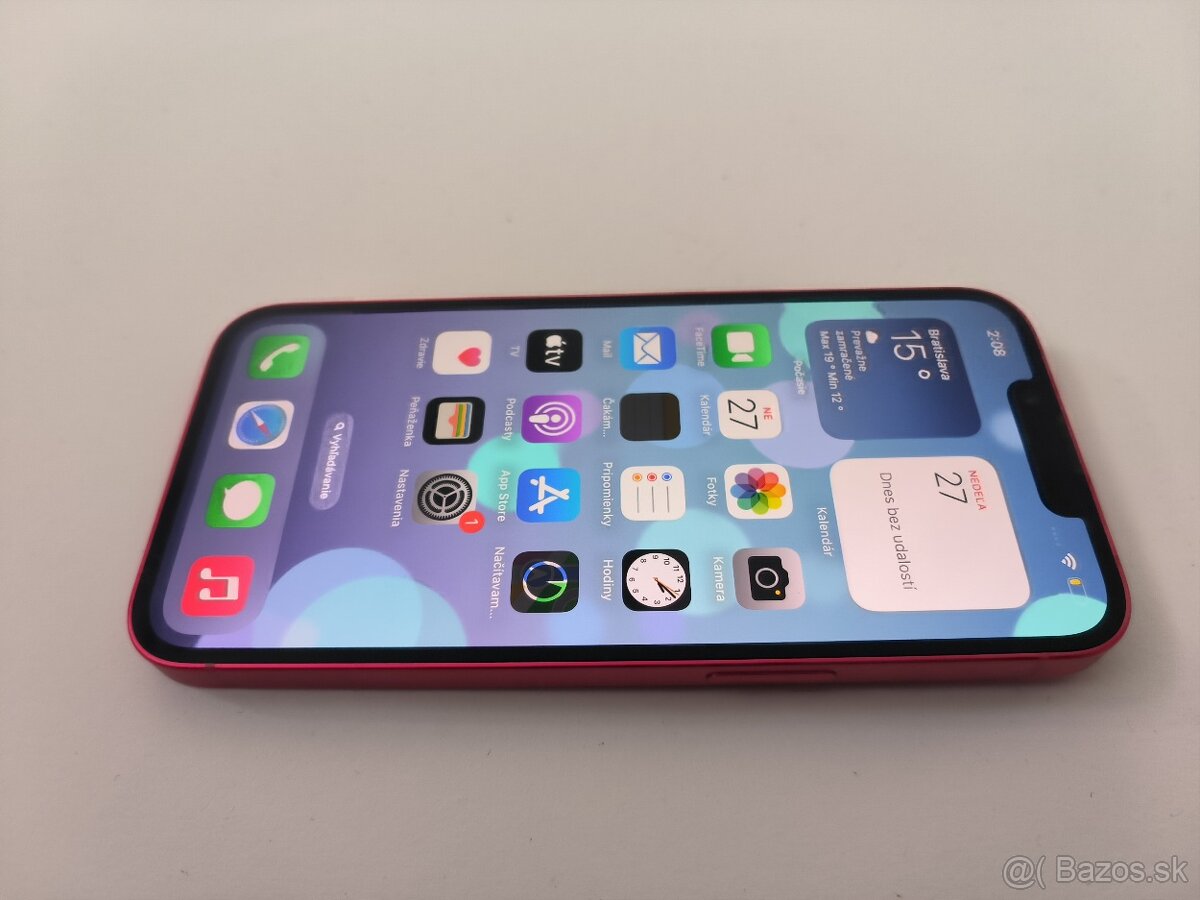 apple iphone 14 128gb Red / Batéria 92% - 2