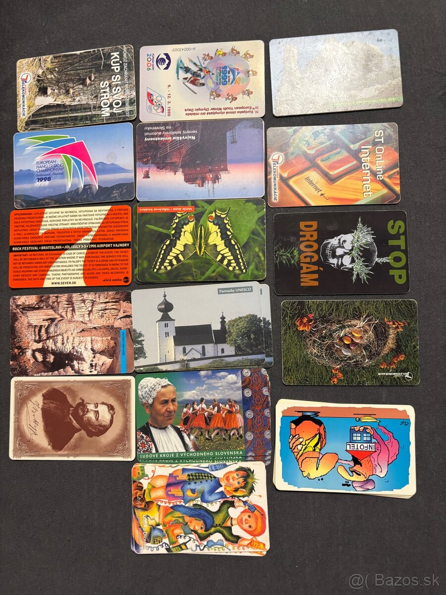 Zberateľské telefónne karty (sada) - 2