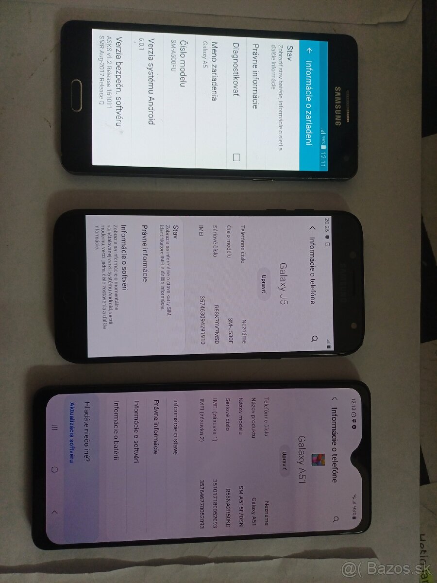 Predám 3ks telefónov SAMSUNG - 2