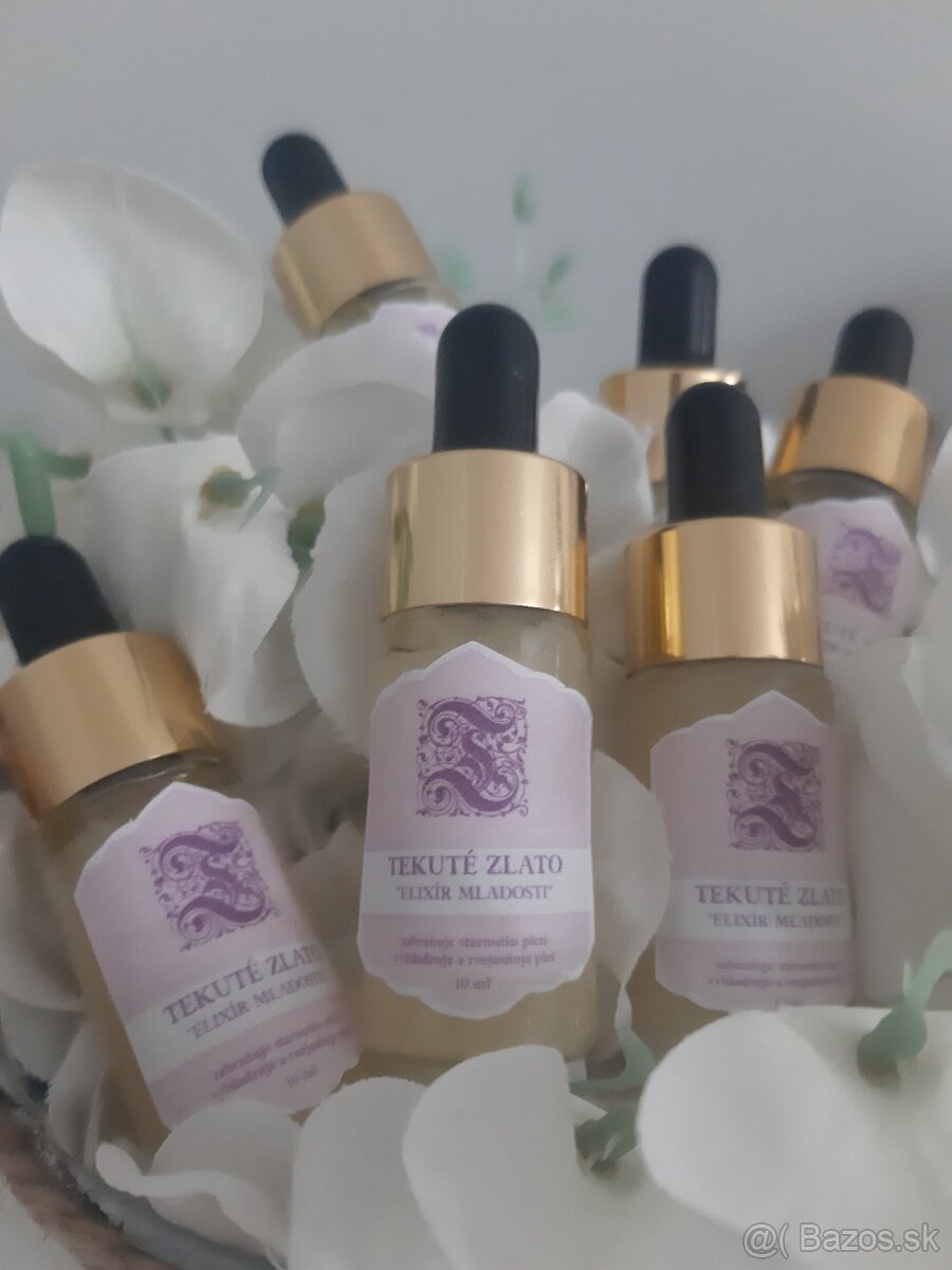 Elixír Tekuté Zlato - olej na pleť - 2