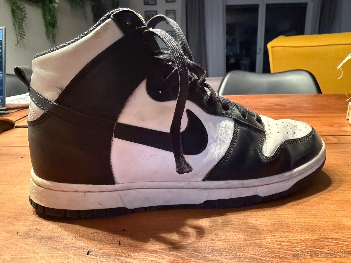 Nike Dunk High Black White - 2