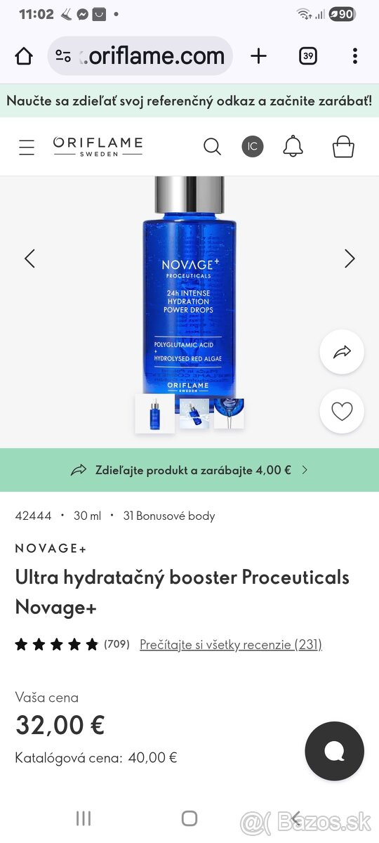 Ultra hydratacny booster Proceuticals Novage..hydratacia - 2