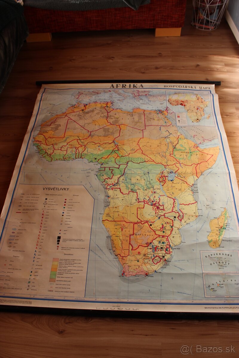 Mapa mapy 60 - 90 roky - 2