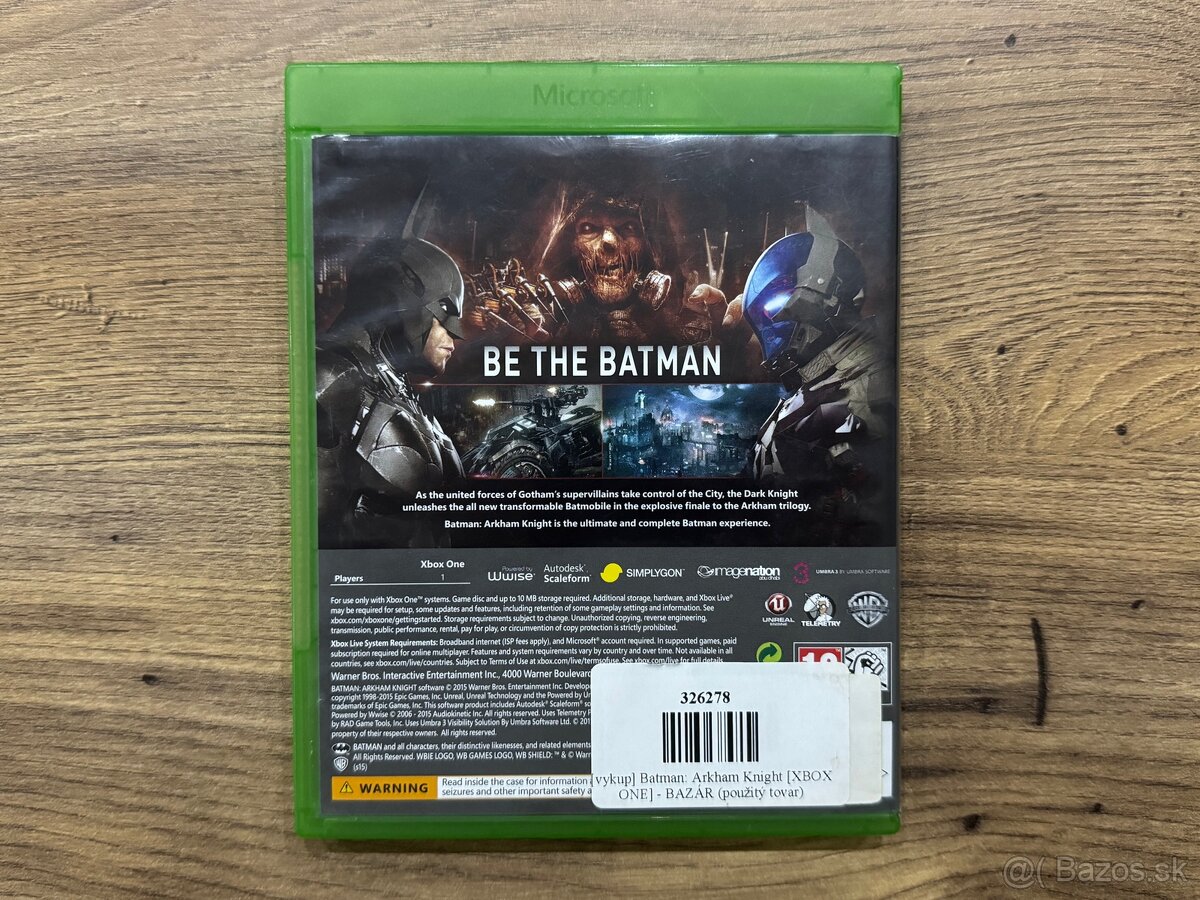 Hra Xbox One - Batman Arkham Knight - 2