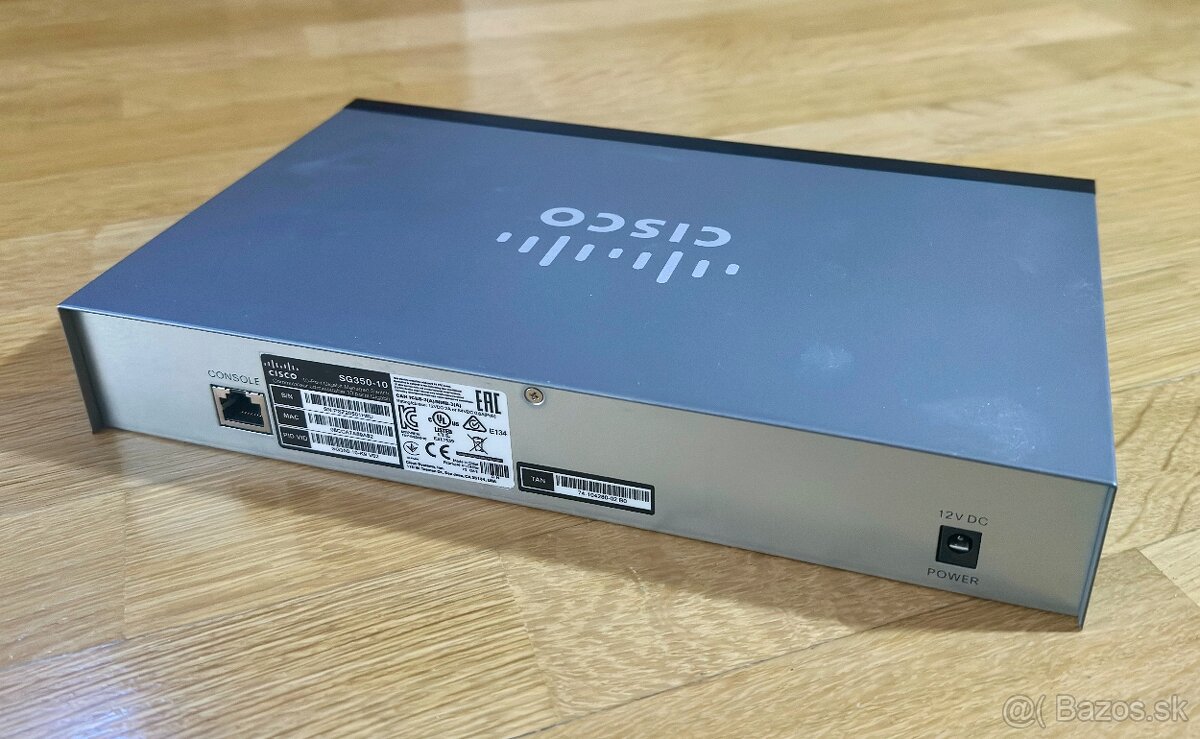 Switch Cisco SG350-10 – 10-Port - 2