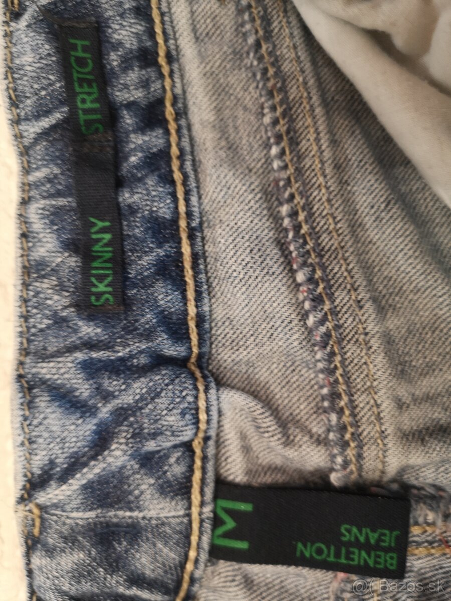 Detské rifle zn. Benetton Jeans - 2