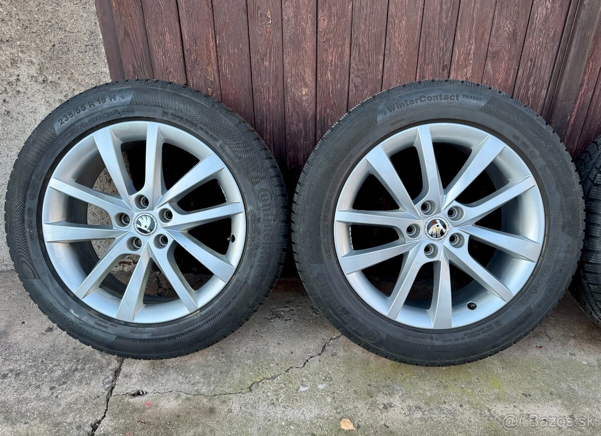 originální ALU kolesá škoda elbrus R18 5x112 - 2