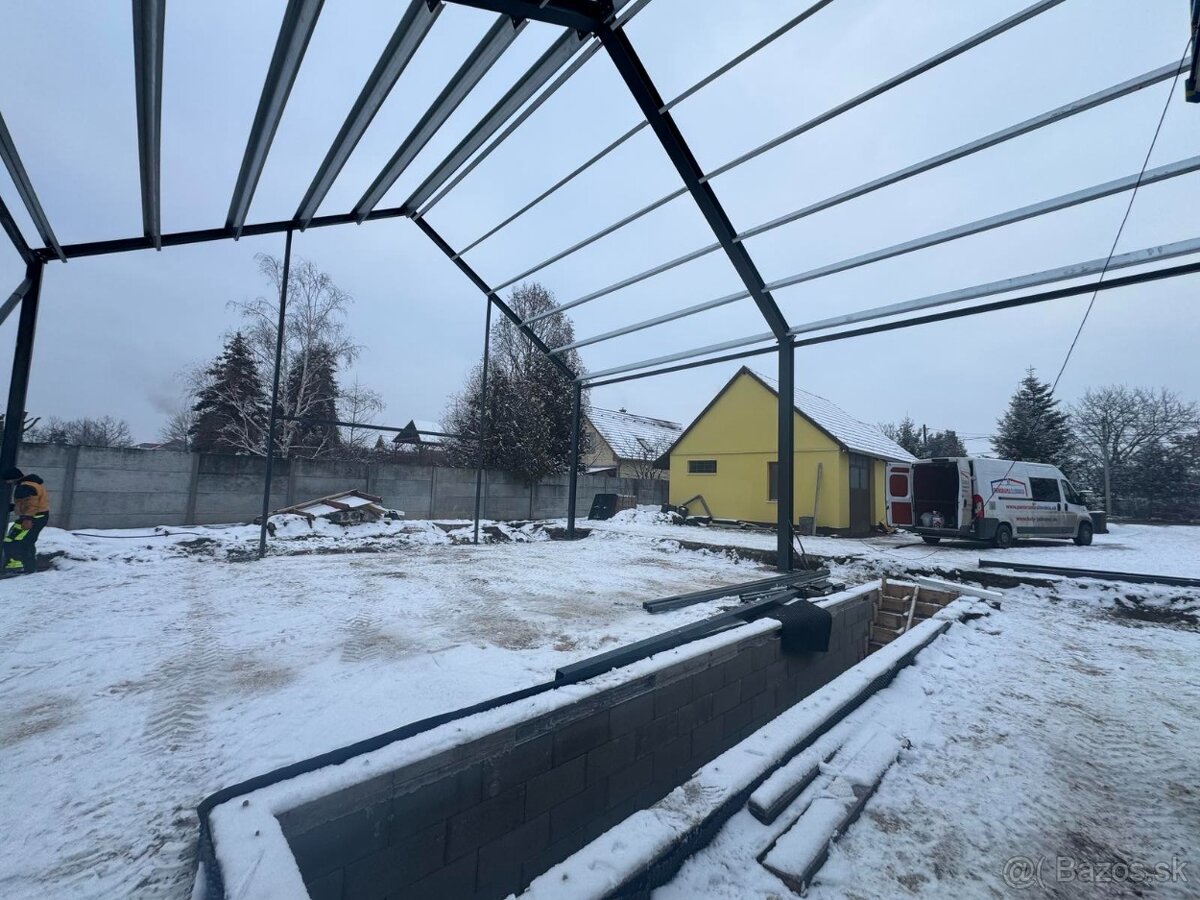 Konštrukcia haly 12x12x4m - 2