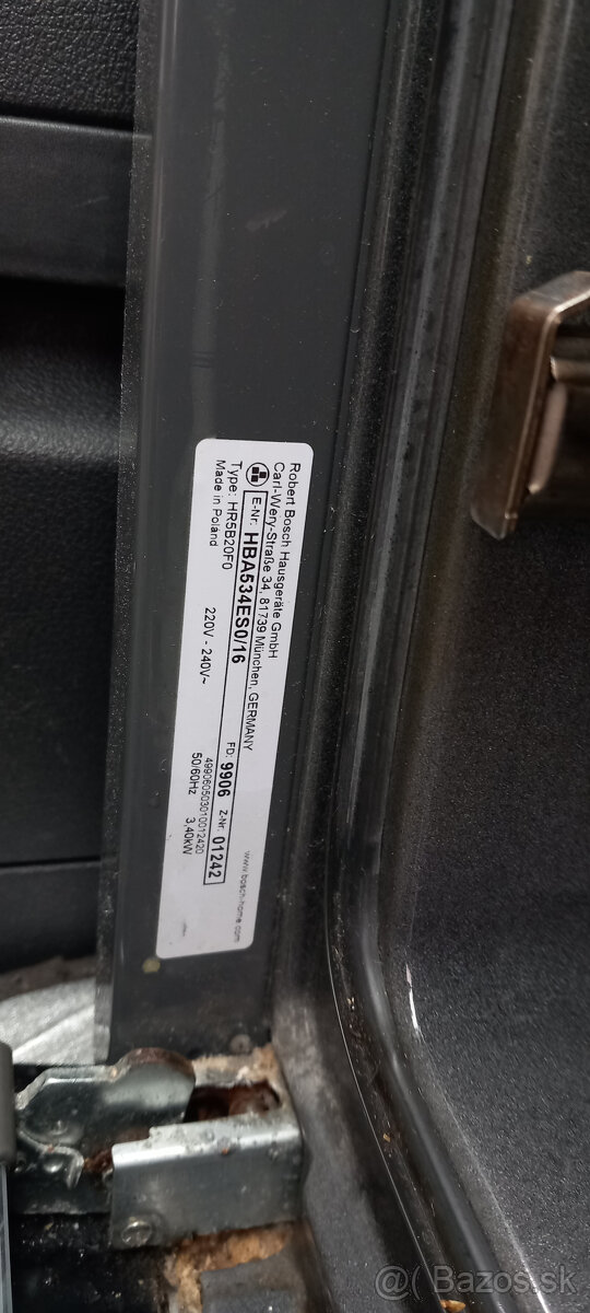 Vstavaná elektrická rúra BOSCH - 2