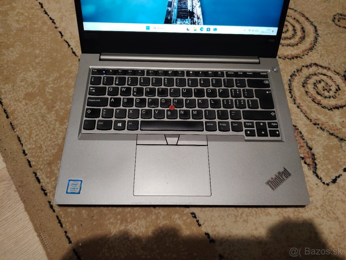 Lenovo ThinkPad E480 – i5 8300H, 8GB RAM, 500GB SSD – rýchly - 2