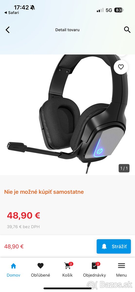 HP Gaming Headset H220GS - 2