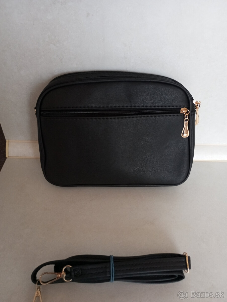 Crossbody kabelka čierna - 2