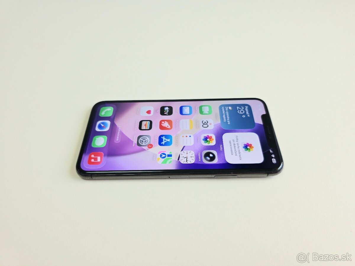 APPLE IPHONE 11 PRO MAX 64GB SPACE GRAY,BATERKA 100% - 2