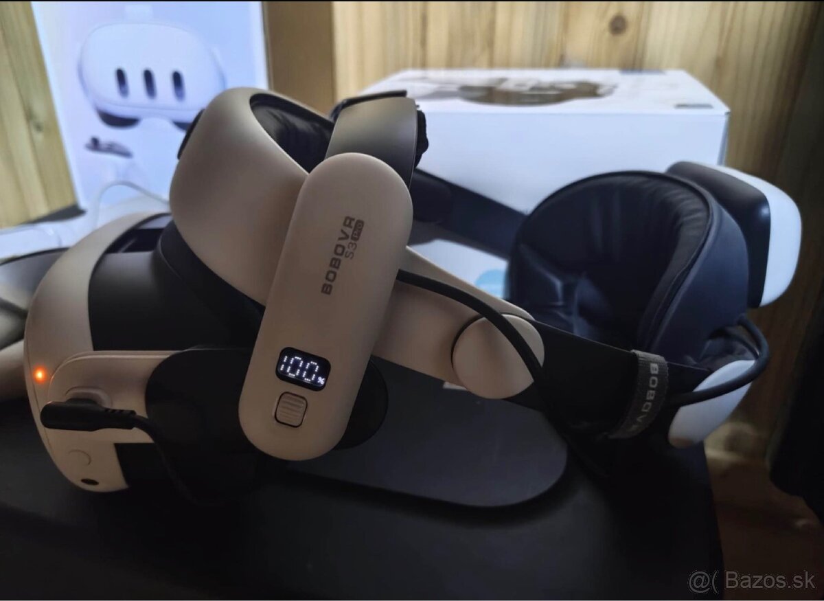 Meta Quest 3 (128 GB) + BOBOVR S3 Pro Super Strap - 2