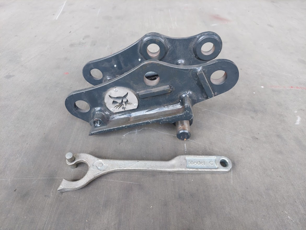 Lyžice na minibager + rýchloupinák Klac C - 2