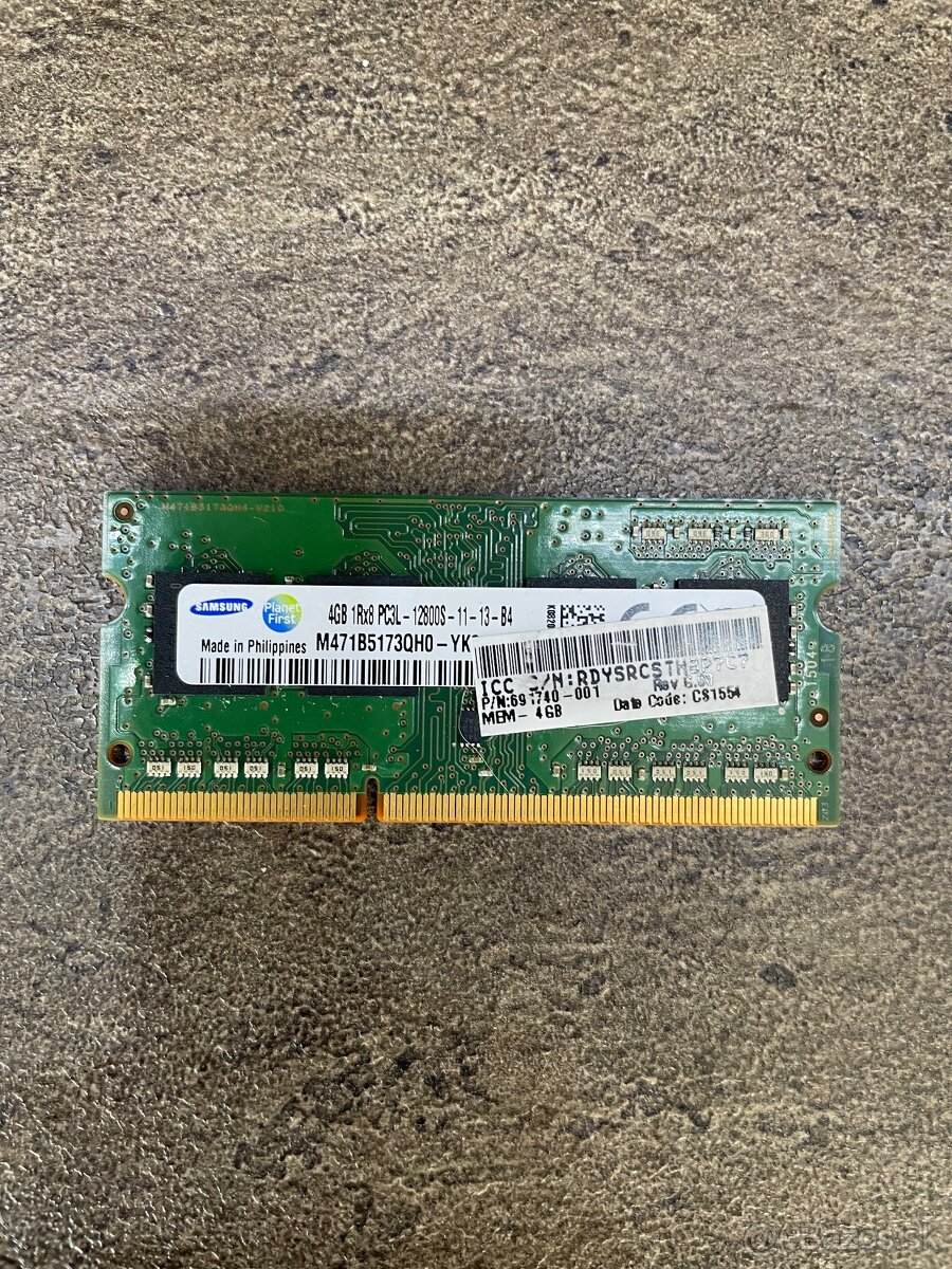 DDR3 pamet 4GB - 2