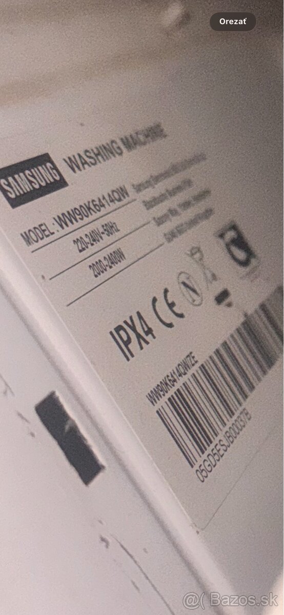 Samsung WW90K6414QW - 2