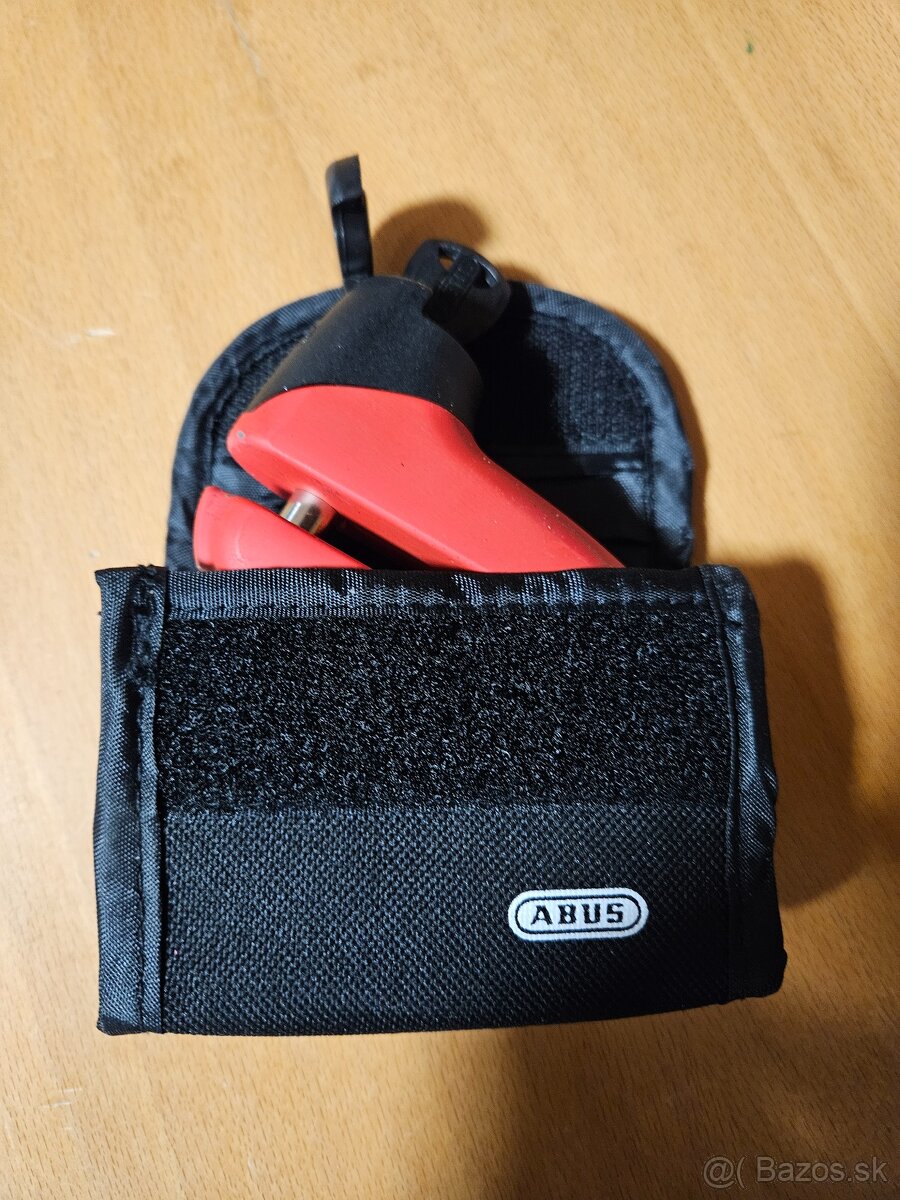 Predám zámok na kotúčovú brzdu ABUS (s puzdrom) - 2