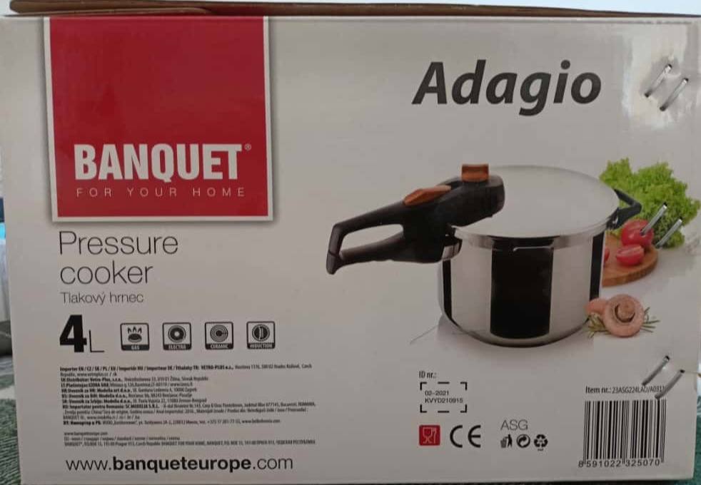 Tlakový hrniec Banquet Adagio 4 l - 2