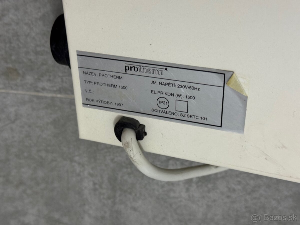 Elektrický konvektor protherm 1500W - 2