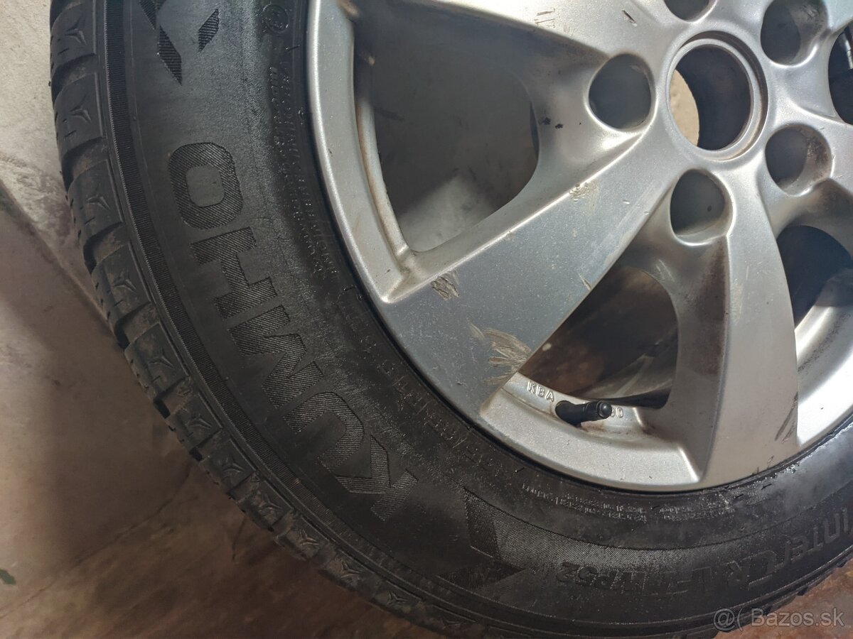 Zimne Kumho 195/65/r15 na diskoch - 2