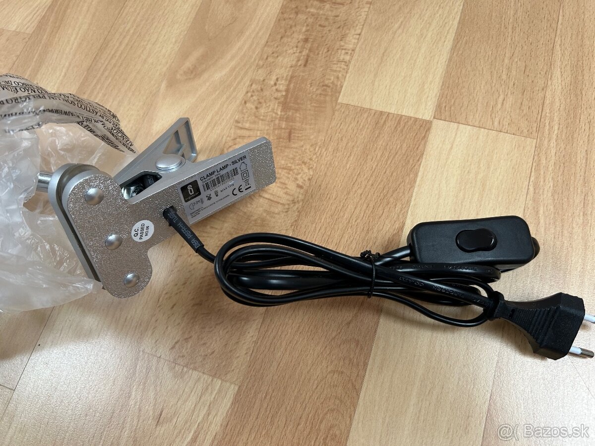 Stolná lampa s klipom E27/11W/230V - 2