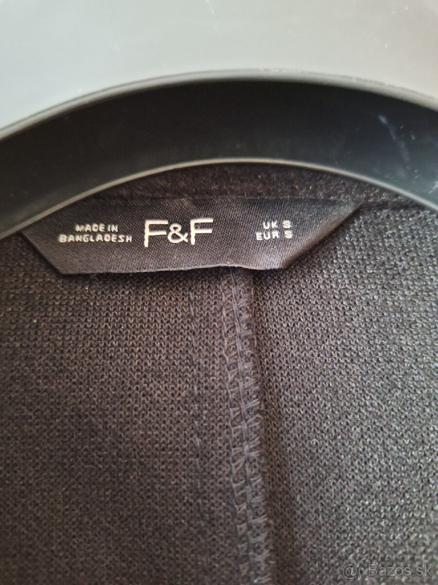 F&F novy cierny damsky kabat, - 2