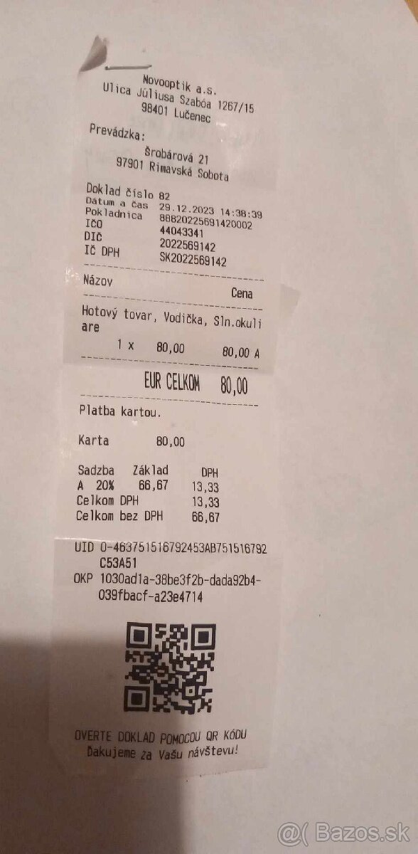 Slnečné okuliare - 2