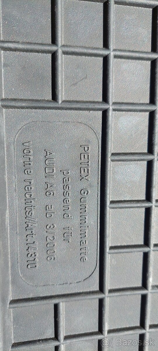 Predám nové rohože Audi A6 C6 2006 - 2