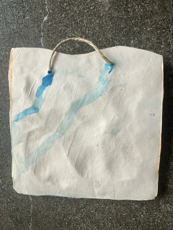 Keramická ozdoba ryby 12x12cm - 2