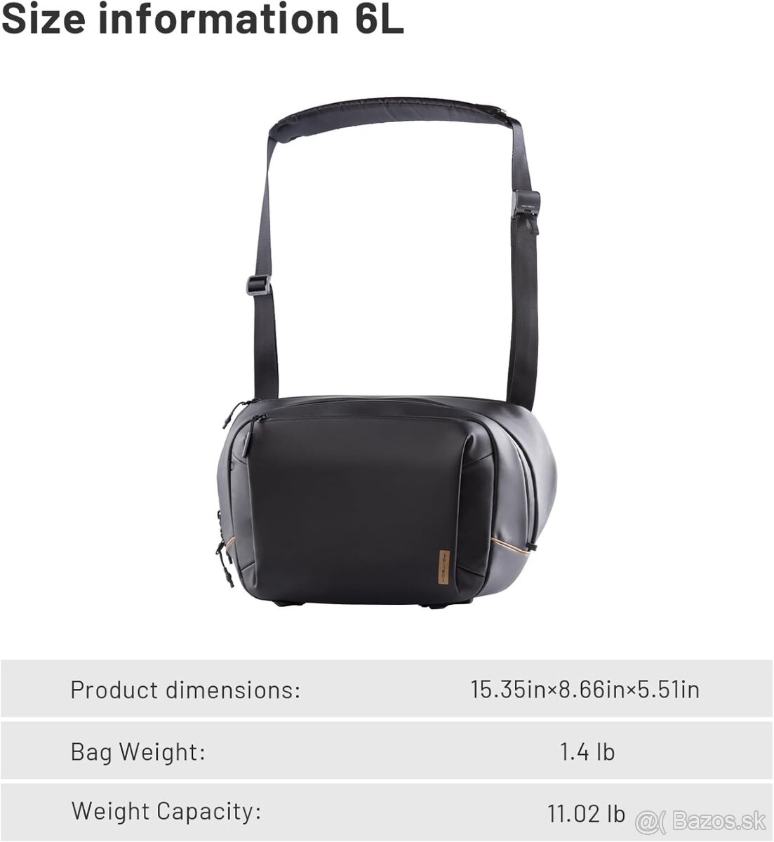 PGYTECH OneGo Solo V2 6L - nová - 2