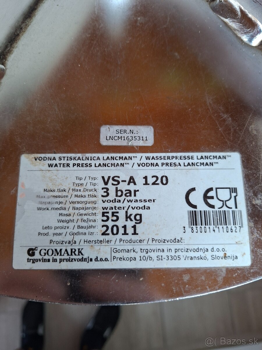 Predám hydrolis 120l Lancman - 2