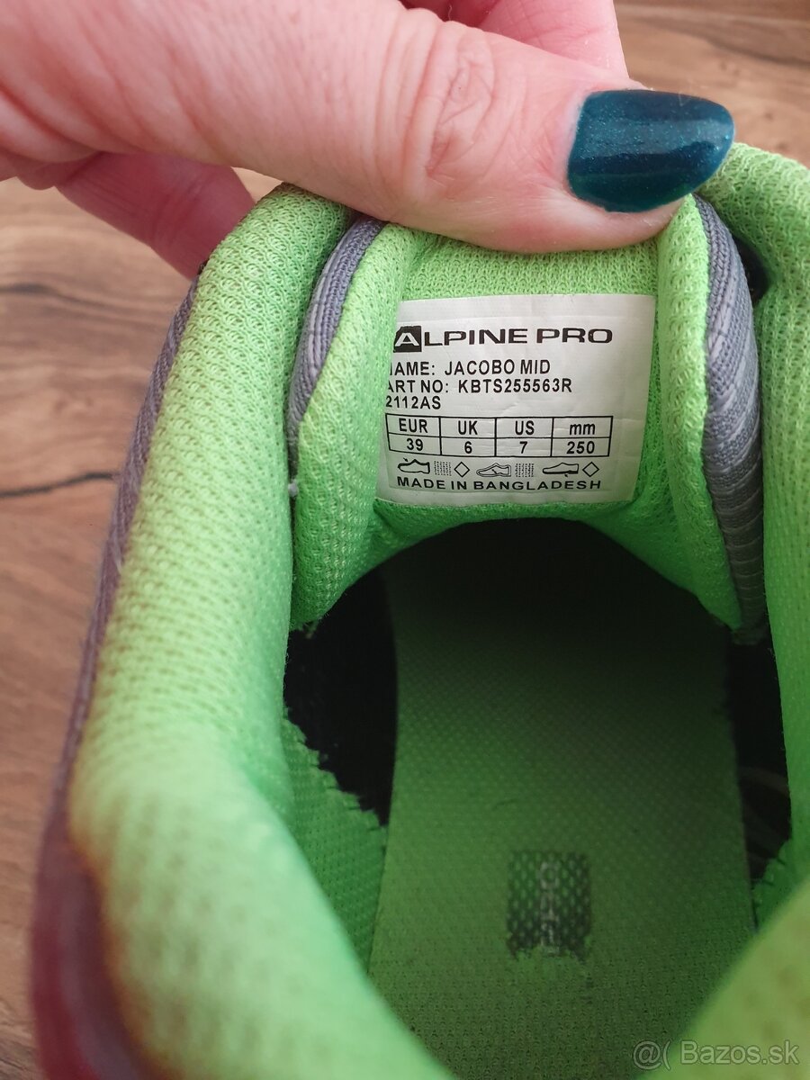 Trekové topánky Alpina č.39 - 2