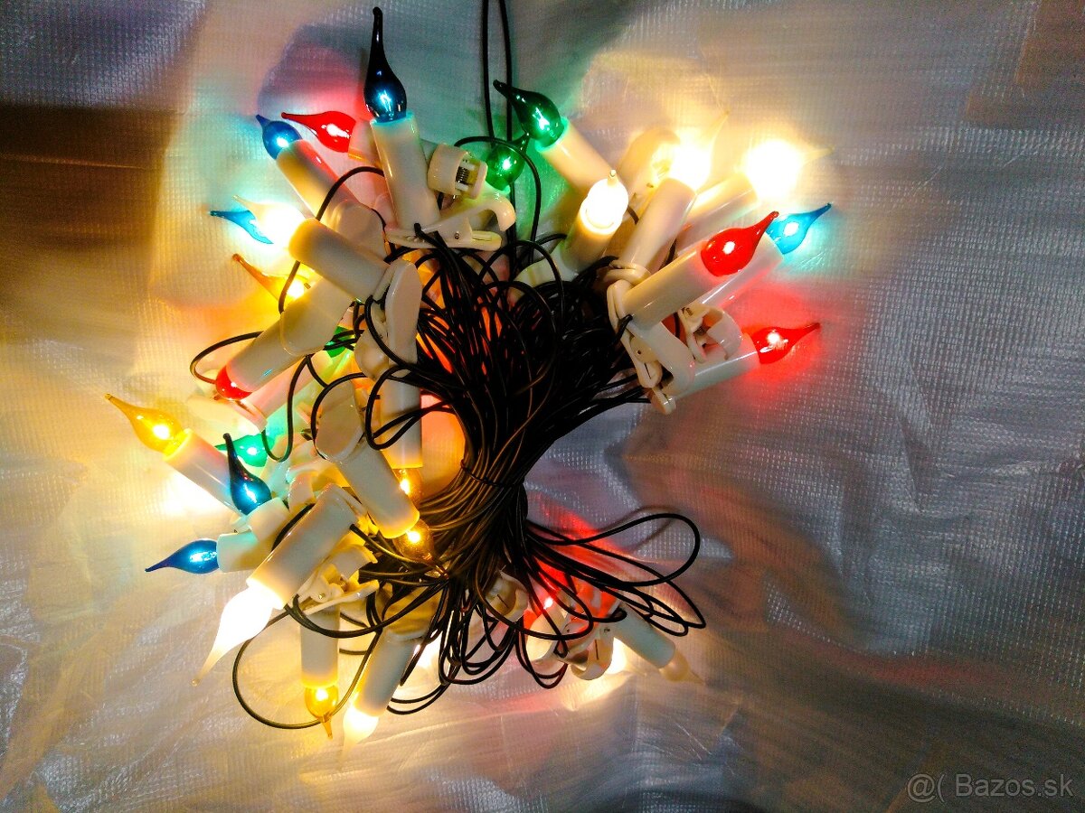 Predám vianočné svetlá Zlatokov - T4 (Sviečky) - 2