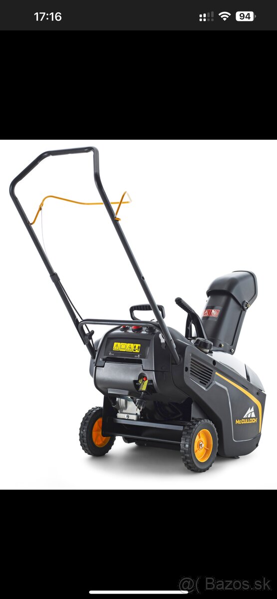 Predám snehovú frézu zn.MC culloch - 2