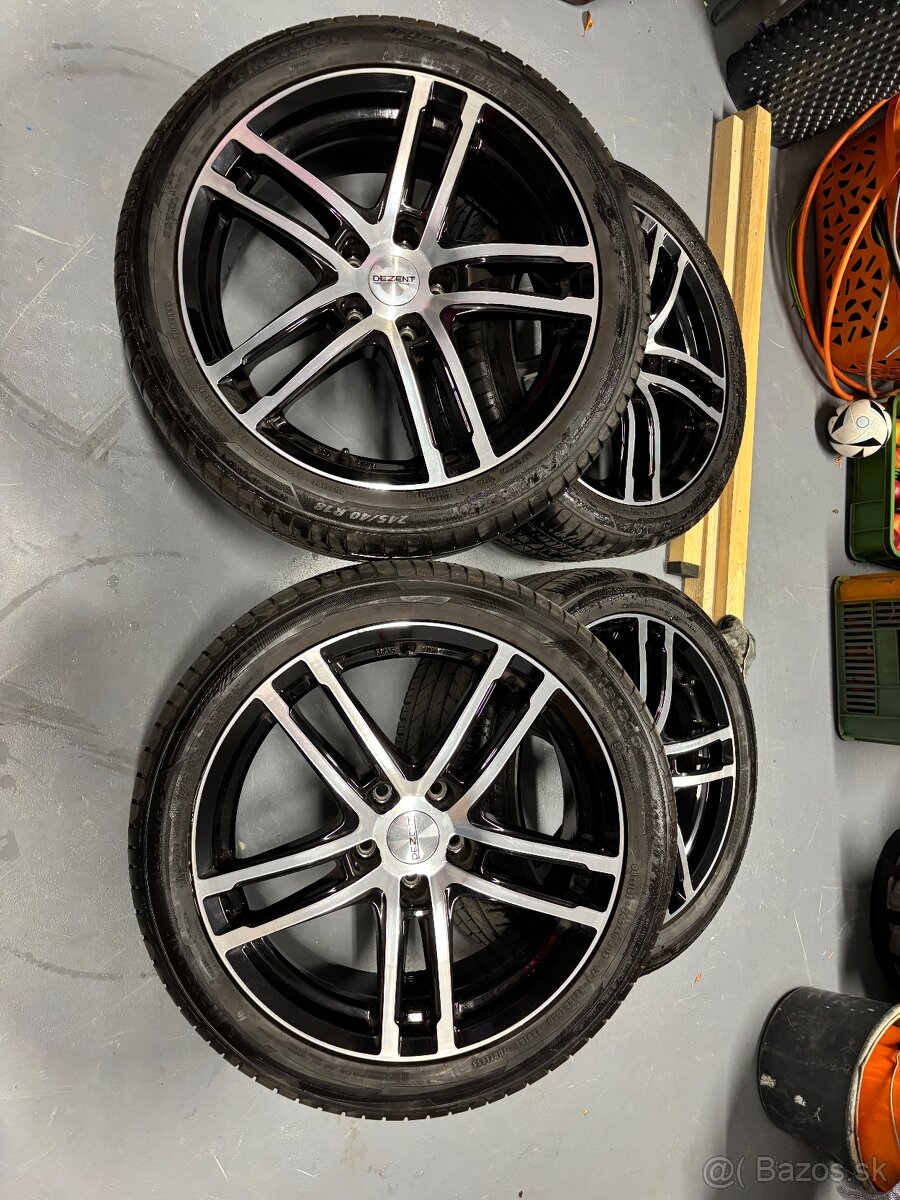 Predám elektróny DEZENT s letnými pneumatikami - 2