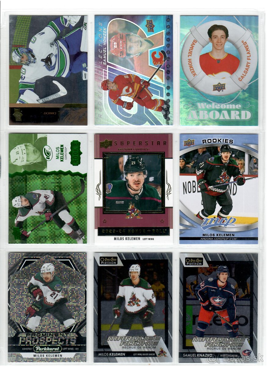 Hokejove karticky Slovakov v NHL - 2