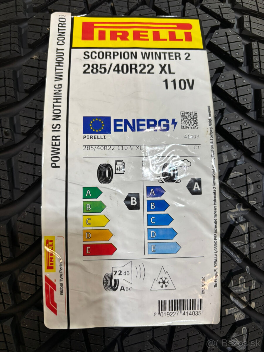 NOVE 285/40 R22 Pirelli Scorpion Winter ❄️ - 2