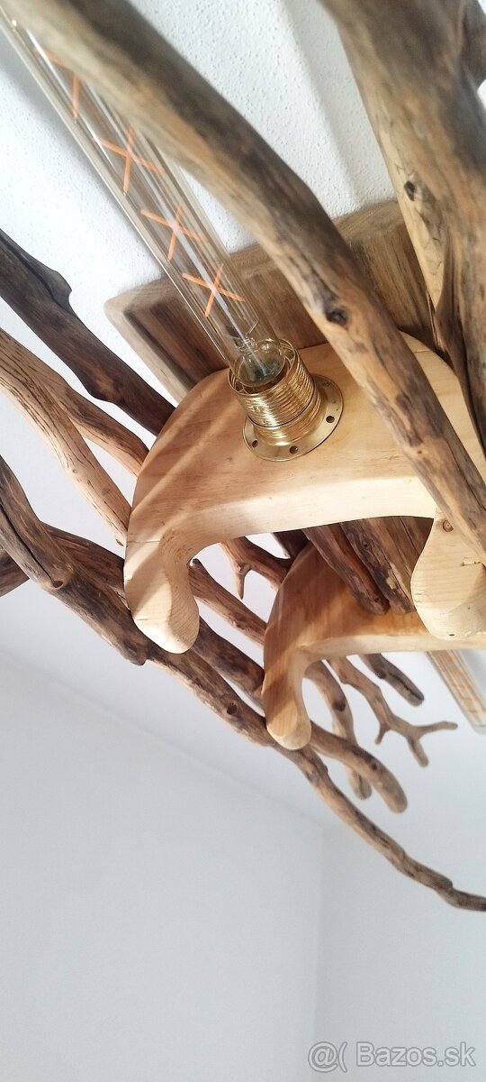 Luster z naplaveného dreva - 2