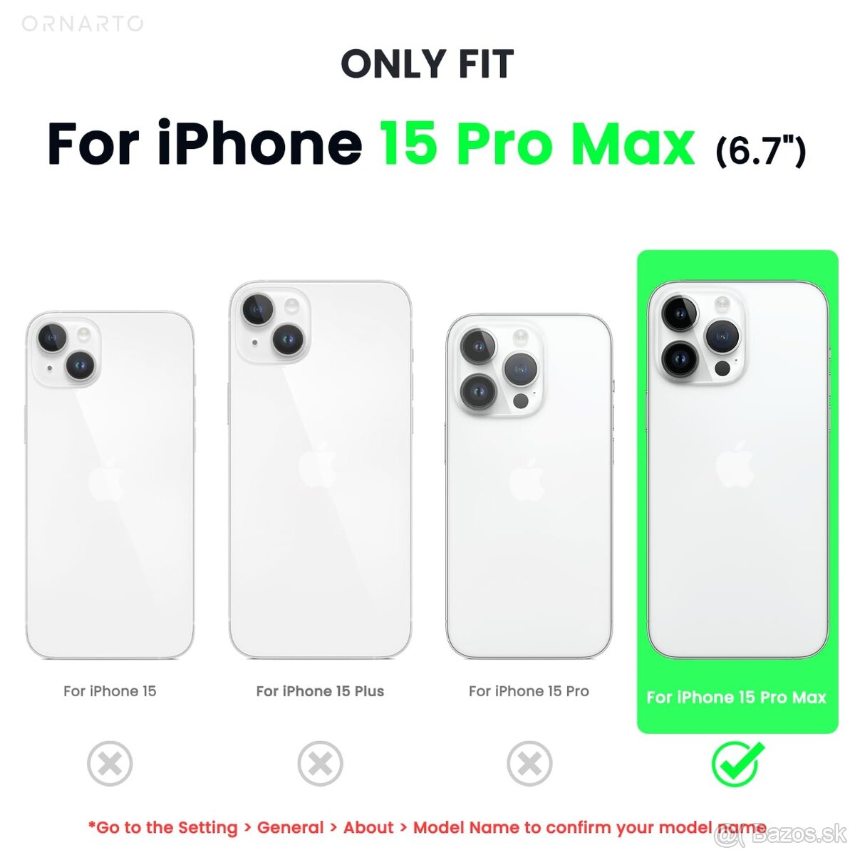 Puzdro kompatibilné s iPhone 15 Pro MAX 6,7" 2023, silikóno - 2