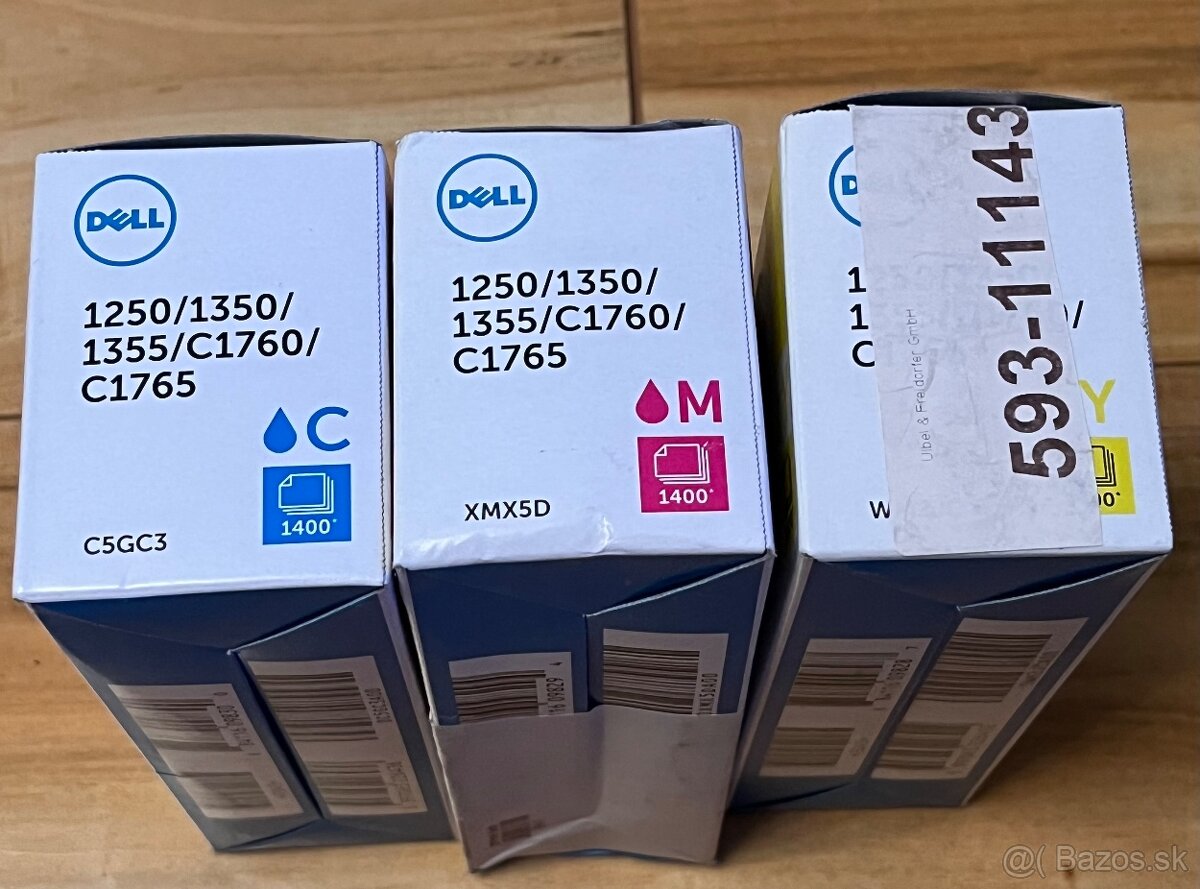 Tonery Dell 593-11141, 11143, 11142 originál - 2