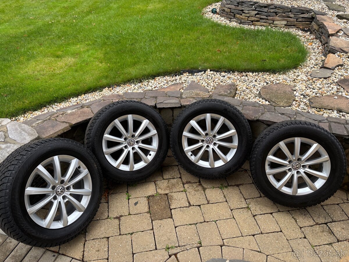 Predám zimné pneumatiky s diskami – VW - 2