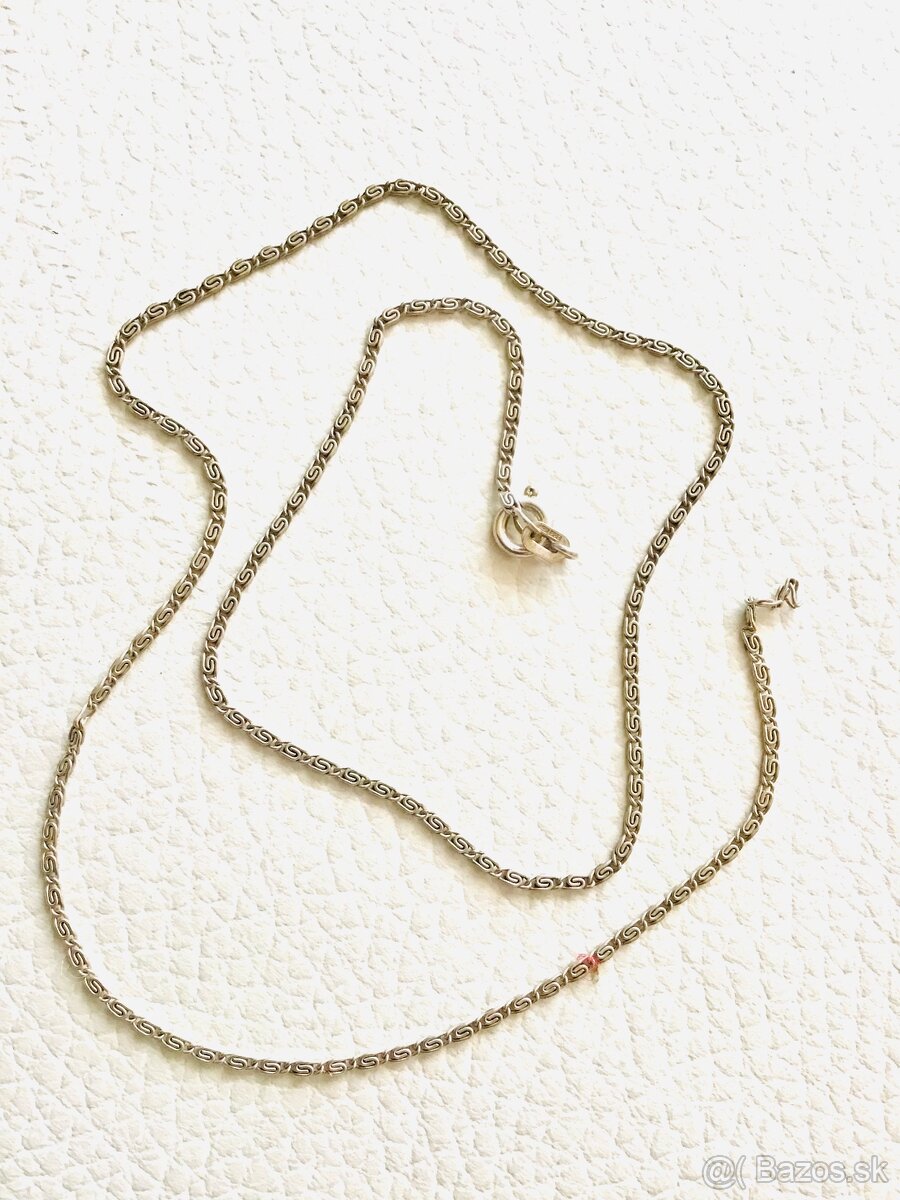 Strieborny privesok s retiazkou. - 2