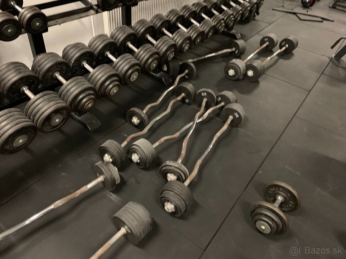 Prednaložené EZ činky - 2